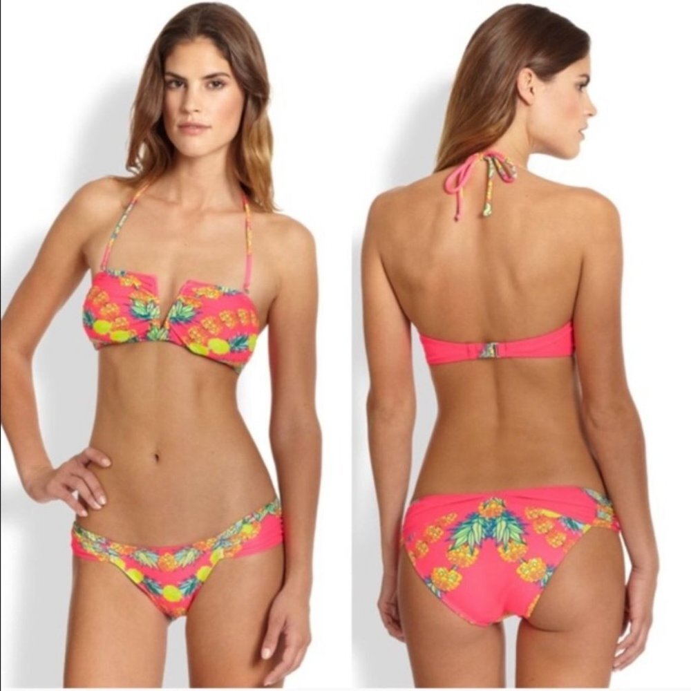Mara Hoffman Garland Pineapple Bikini Swimsuit 2pc Set